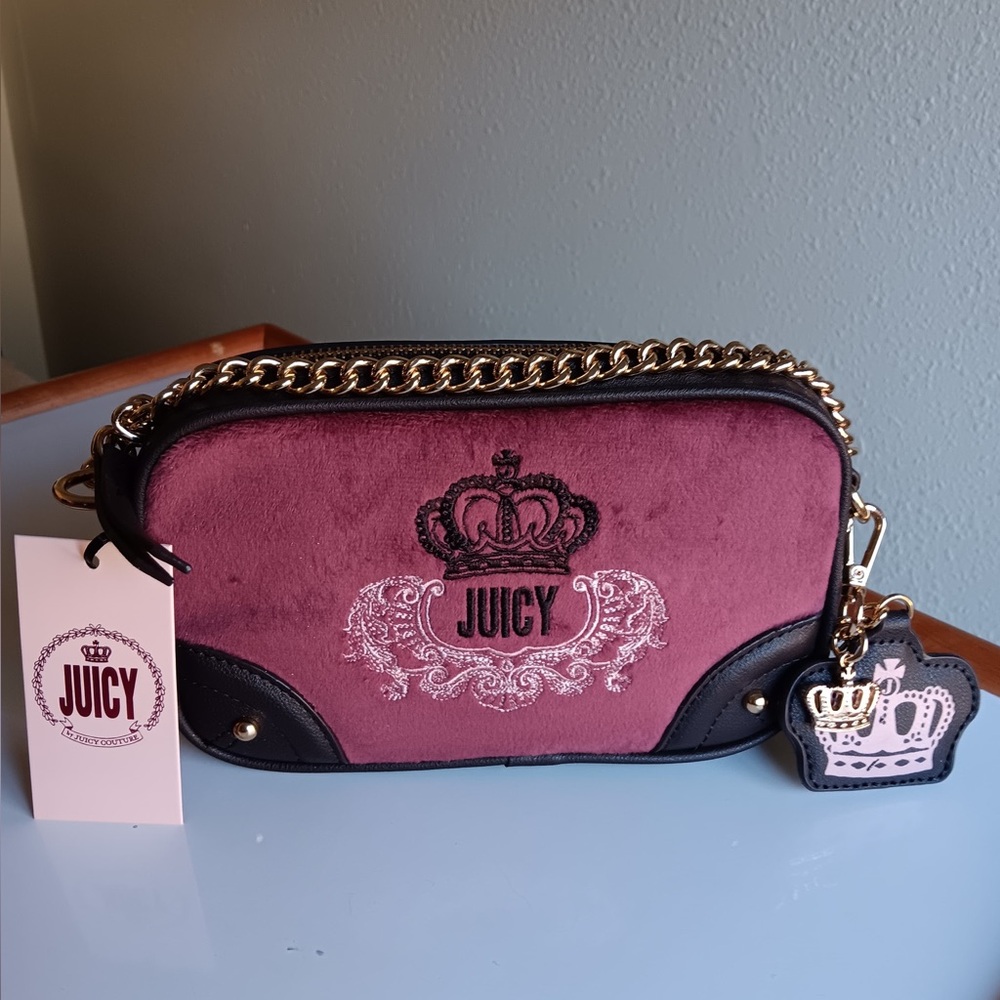 Juicy Couture Purple and Black Key & Card Holder Set - Picture 4 of 12